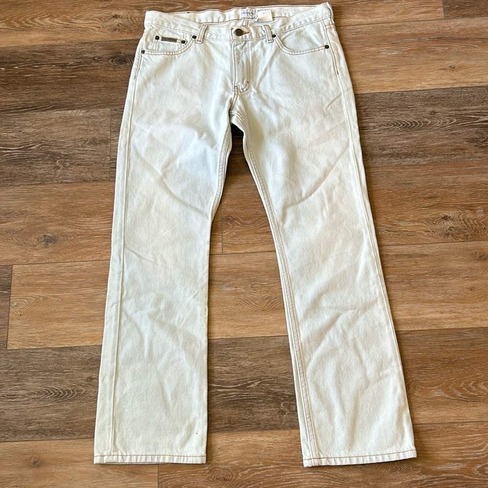 Calvin Klein extreme low rise boot cut jeans size 11.